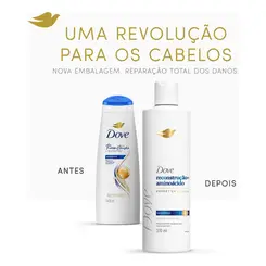 KIT DOVE RECONSTRUÇÃO + AMINOÁCIDO SHAMPOO 350ML + CONDICIONADOR 175ML