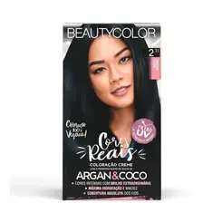 TINTURA BEAUTY COLOR 2.11 PRETO AZULADO