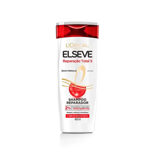 SHAMPOO ELSEVE REPARAÇÃO TOTAL 5 COM 400ML