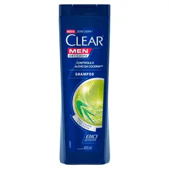 SHAMPOO CLEAR MEN ANTICASPA CONTROLE E ALIVIO DA COCEIRA 400ML