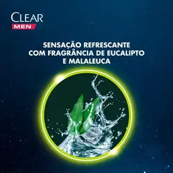 SHAMPOO CLEAR MEN ANTICASPA CONTROLE E ALIVIO DA COCEIRA 400ML
