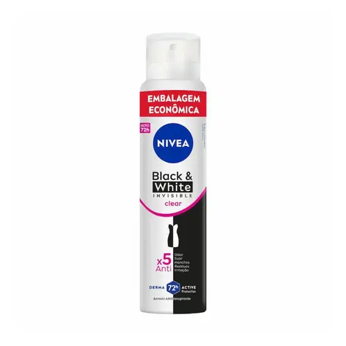 DESODORANTE AEROSOL NIVEA INVISIBLE BLACK&WHITE 200ML