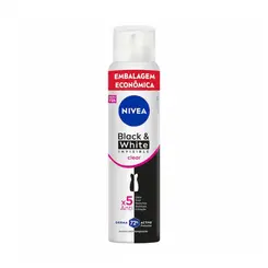 DESODORANTE AEROSOL NIVEA INVISIBLE BLACK&WHITE 200ML