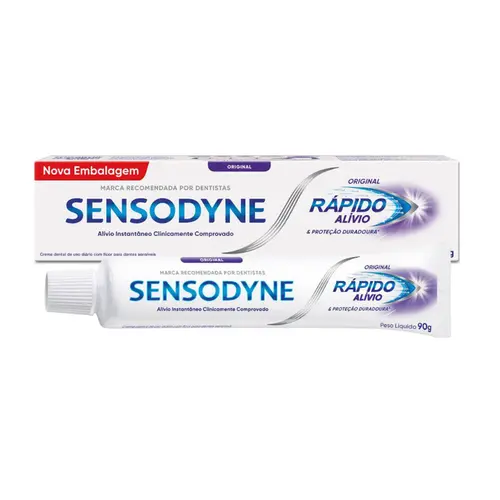 PASTA DE DENTE SENSODYNE RAPIDO ALIVIO 90G