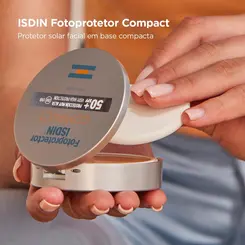 PROTETOR SOLAR FACIAL ISDIN FPS 50 PO COMPACTO 10G