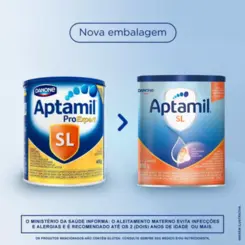 Fórmula Infantil Aptamil SL Danone 1 a 3 anos 400g