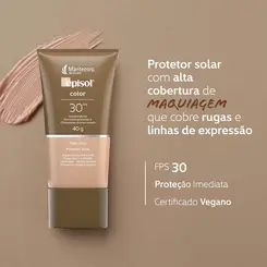 MANTECORP EPISOL PROTETOR SOLAR COLOR FPS 30 COR CLARA 40G