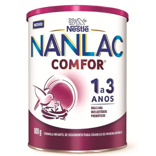 NANLAC COMFORT 1 A 3 ANOS 800G – FORMULA INFANTIL NESTLE