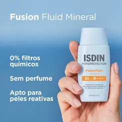 ISDIN PROTETOR SOLAR FACIAL FUSION FLUID FPS50 50G