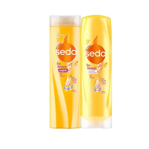 KIT SEDA OLEO HIDRATACAO SHAMPOO E CONDICIONADOR