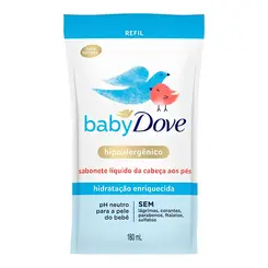 SABONETE LIQUIDO DOVE BABY REFIL HIDRATAÇÃO ENRIQUECIDA 80ML