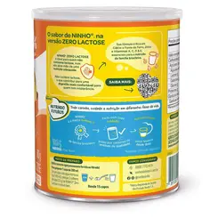 LEITE NINHO FORTI+ ZERO LACTOSE NESTLE A PARTIR DE 1 ANO 380G