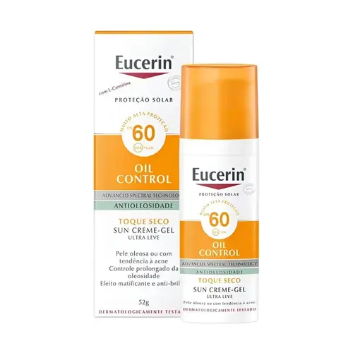 PROTETOR SOLAR FACIAL EUCERIN OIL CONTROL FPS60 52G