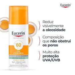 PROTETOR SOLAR FACIAL EUCERIN OIL CONTROL FPS60 52G