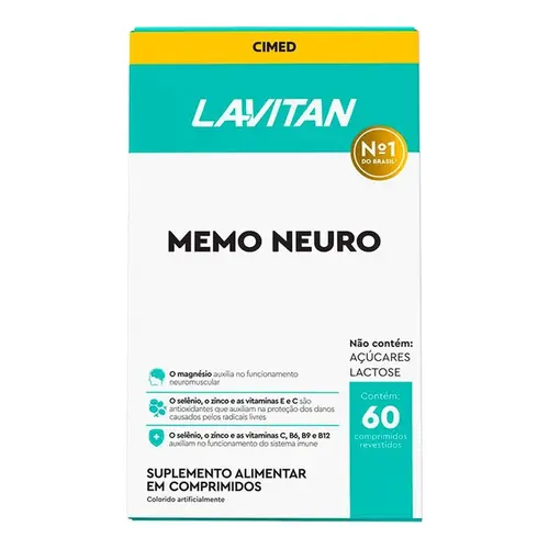 SUPLEMENTO LAVITAN MEMO NEURO 60 COMPRIMIDOS