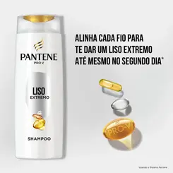KIT PANTENE LISO EXTREMO SHAMPOO 350ML + CONDICIONADOR 175ML