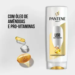 KIT PANTENE LISO EXTREMO SHAMPOO 350ML + CONDICIONADOR 175ML