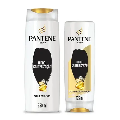 KIT PANTENE HIDRO CAUTERIZACAO SHAMPOO 350ML + CONDICIONADOR 175ML