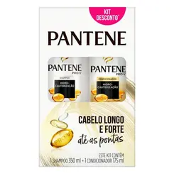 KIT PANTENE HIDRO CAUTERIZACAO SHAMPOO 350ML + CONDICIONADOR 175ML