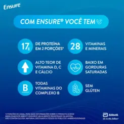 Suplemento Nutricional Ensure Morango 850g