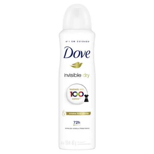 DESODORANTE AEROSOL DOVE INVISIBLE DRY 150ML