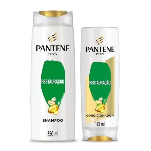 KIT PANTENE RESTAURAÇÃO SHAMPOO 350ML + CONDICIONADOR 175ML
