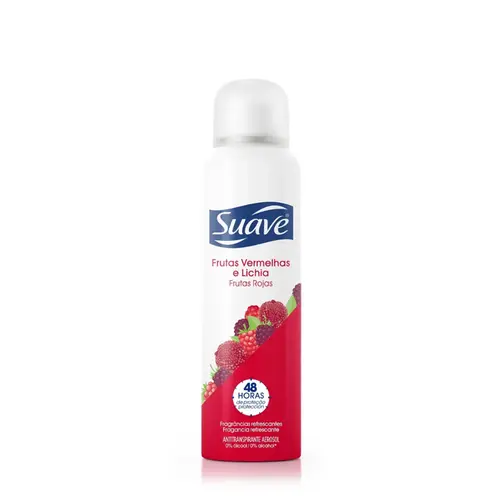DESODORANTE FEMININO AEROSOL SUAVE FRUTAS VERMELHAS 150ML