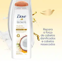 SHAMPOO DOVE NUTRITIVE SECRETS RITUAL DE REPARAÇÃO 400ML