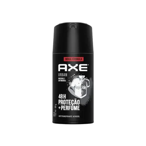 DESODORANTE AEROSOL MASCULINO AXE URBAN INVISIBLE 150ML