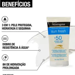 NEUTROGENA PROTETOR SOLAR CORPORAL SUN FRESH FPS50 120ML