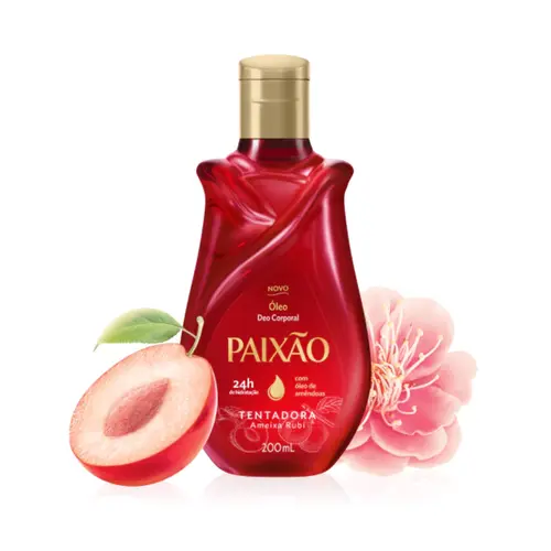 OLEO CORPORAL PAIXAO AMEIXA RUBI - TENTADORA 100ML