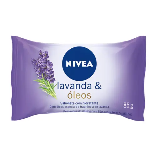 SABONETE EM BARRA NIVEA HIDRATANTE LAVANDA 85G