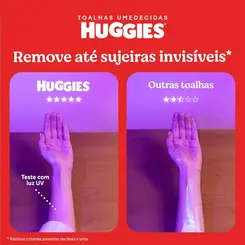 LENÇO UMEDECIDO HUGGIES COM 88 UNIDADES - TRIPLA PROTEÇÃO