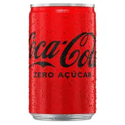 REFRIGERANTE COCA COLA ZERO LATA 220ML