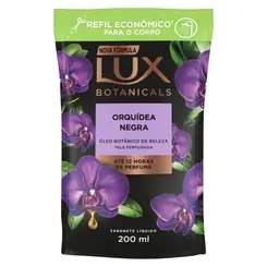SABONETE LIQUIDO LUX BOTANICALS ORQUIDEA NEGRA REFIL 200ML