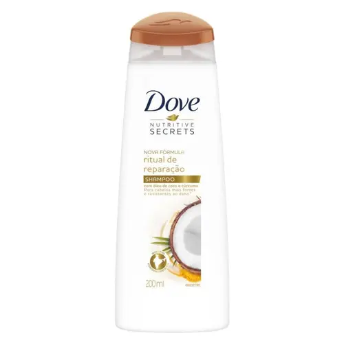 SHAMPOO DOVE NUTRITIVE SECRETS RITUAL DE REPARAÇÃO 200ML