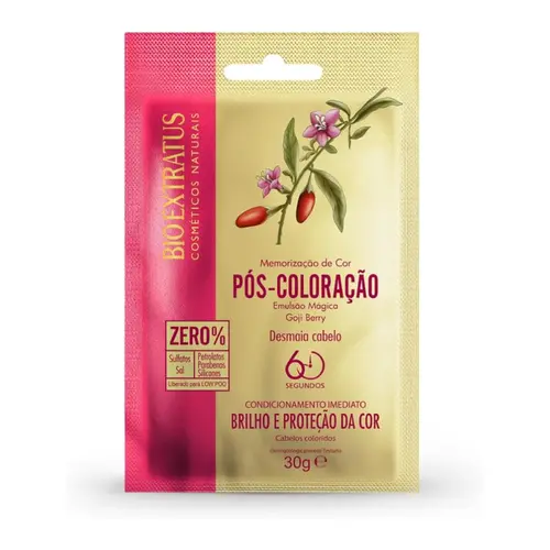 DOSE DE TRATAMENTO BIO EXTRATUS PÓS COLORAÇÃO 30G