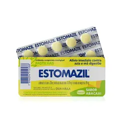 ESTOMAZIL ABACAXI COM 10 PASTILHAS MASTIGÁVEIS