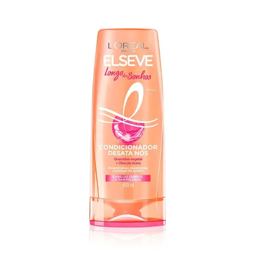 CONDICIONADOR ELSEVE LONGO DOS SONHOS 400ML - MACIEZ E BRILHO