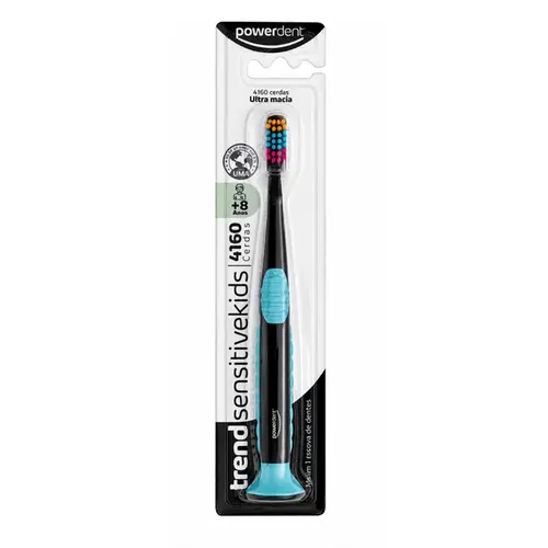 ESCOVA DE DENTE INFANTIL POWERDENT TREND SENSITIVE KIDS 4160