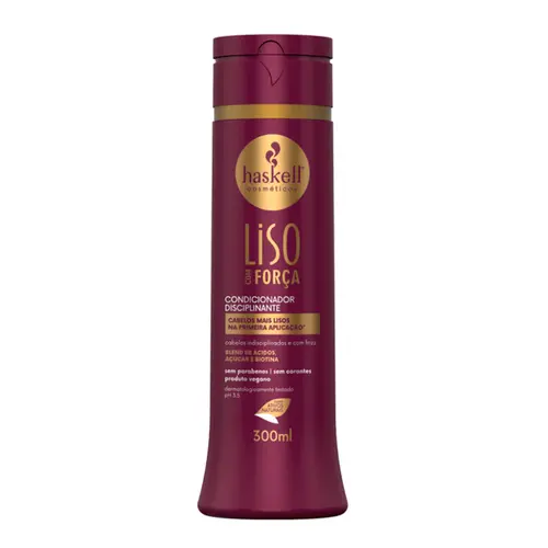 CONDICIONADOR HASKELL LISO COM FORÇA - CABELOS MAIS LISOS 300ML