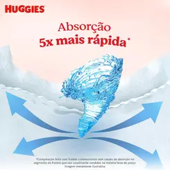 FRALDA HUGGIES MAXIMA PROTEÇÃO M 66 UNIDADES