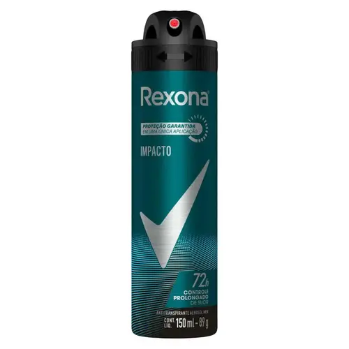 DESODORANTE MASCULINO AEROSOL REXONA MEN IMPACTO 150ML