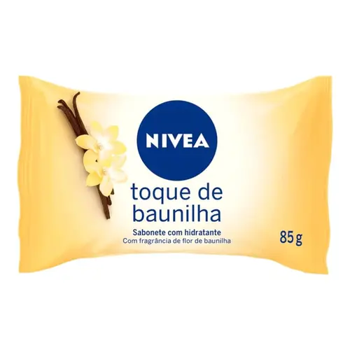 SABONETE EM BARRA NIVEA HIDRATANTE TOQUE DE BAUNILHA 85G