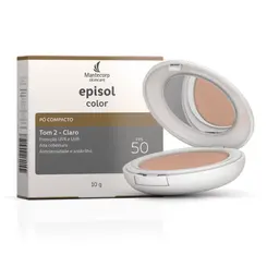 MANTECORP EPISOL PROTETOR SOLAR FACIAL EM PO COR CLARA TOM 2 FPS50 10G