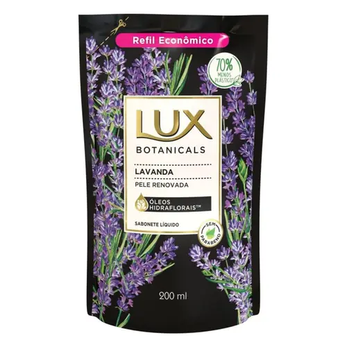 SABONETE LIQUIDO LUX BOTANICALS LAVANDA REFIL 200ML