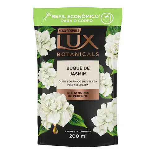 SABONETE LIQUIDO LUX BOTANICALS BUQUE DE JASMIM REFIL 200ML