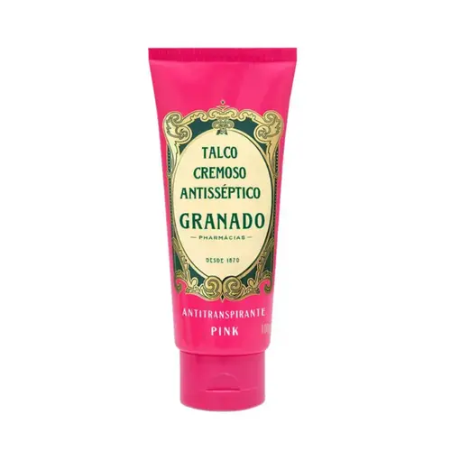 TALCO CREMOSO ANTISSEPTICO GRANADO PINK PARA PÉS E AXILAS 100G