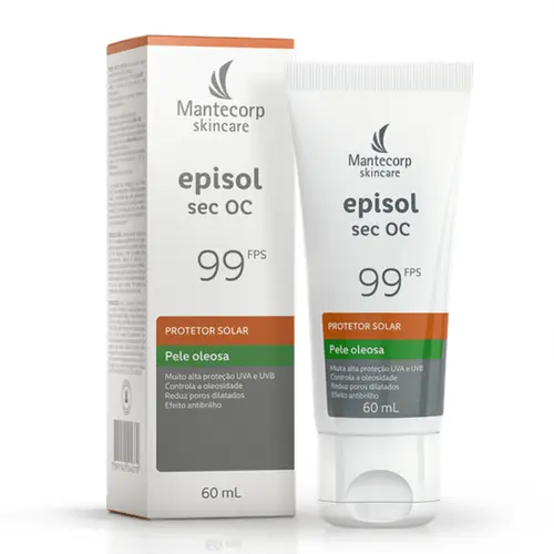 MANTECORP EPISOL PROTETOR SOLAR FACIAL SEC FPS99 60G