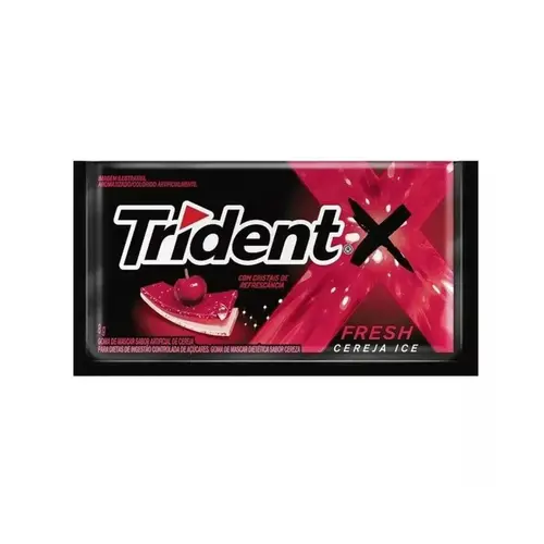 CHICLETE TRIDENT XFRES CEREJA ICE 5UN